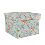 Exquisite Chintz Gift Box with Lid - Canvas Wrapped - Medium (Personalized)