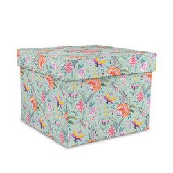 Exquisite Chintz Gift Box with Lid - Canvas Wrapped - Medium (Personalized)