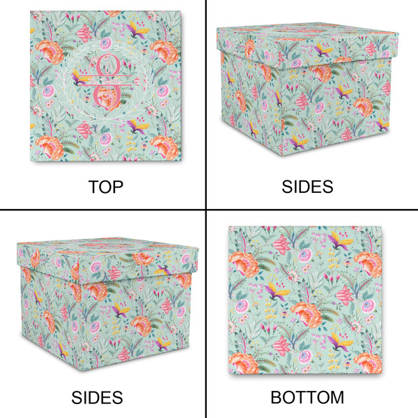 Exquisite Chintz Gift Boxes with Lid - Canvas Wrapped - Small - Approval