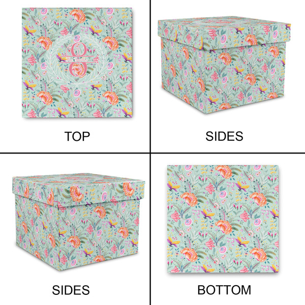 Exquisite Chintz Gift Boxes with Lid - Canvas Wrapped - X-Large - Approval
