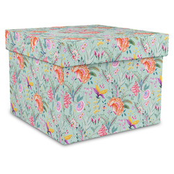 Exquisite Chintz Gift Box with Lid - Canvas Wrapped - XX-Large (Personalized)