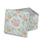 Exquisite Chintz Gift Box with Lid - Canvas Wrapped (Personalized)