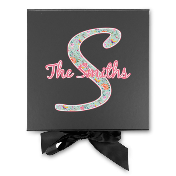 Exquisite Chintz Gift Boxes with Magnetic Lid - Black - Approval