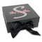 Exquisite Chintz Gift Boxes with Magnetic Lid - Black - Front (angle)