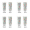 Exquisite Chintz Glass Shot Glass - 2 oz - Set of 4 - APPROVAL
