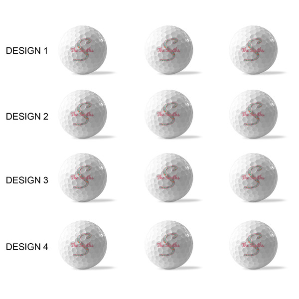 Exquisite Chintz Golf Balls - Generic - Set of 12 - APPROVAL