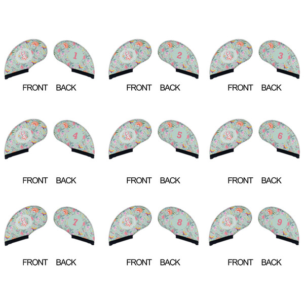 Exquisite Chintz Golf Club Covers - APPROVAL (set of 9)