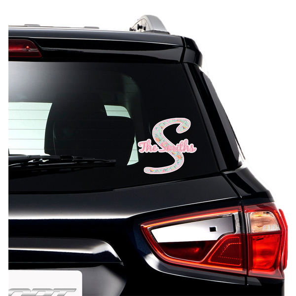 Exquisite Chintz Graphic Car Decal (On Car Window)