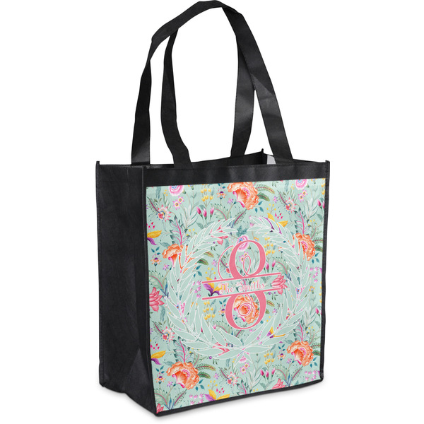 Custom Exquisite Chintz Grocery Bag (Personalized)