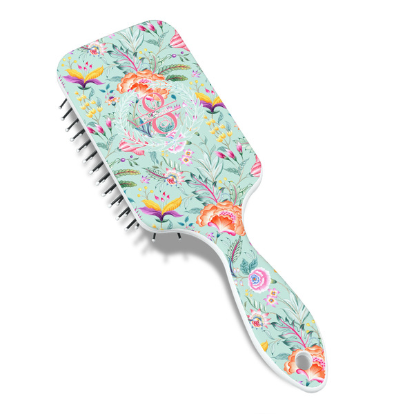 Exquisite Chintz Hair Brush - Angle View