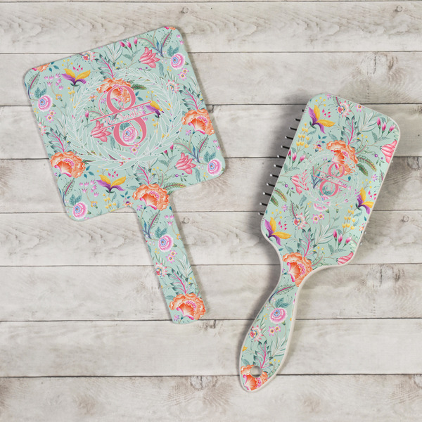 Exquisite Chintz Hand Mirrors - In Context