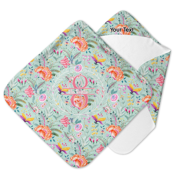Custom Exquisite Chintz Hooded Baby Towel (Personalized)