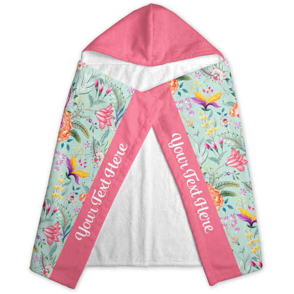 Exquisite Chintz Hooded Towel - Folded