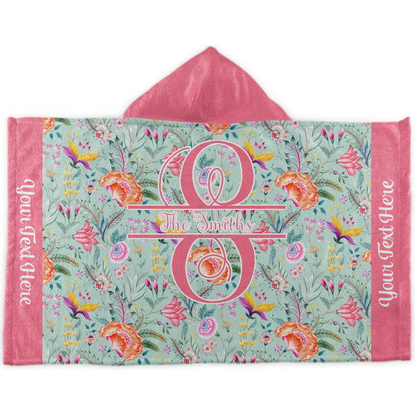 Custom Exquisite Chintz Kids Hooded Towel (Personalized)