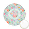 Exquisite Chintz Printed Cookie Topper - 2.15" (Personalized)