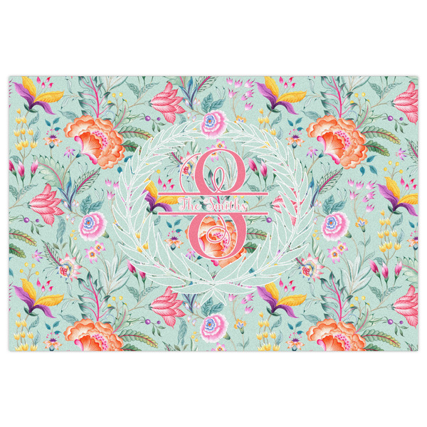 Exquisite Chintz Indoor / Outdoor Rug - 4'x6' - Front Flat