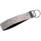 Exquisite Chintz Webbing Keychain FOB with Metal