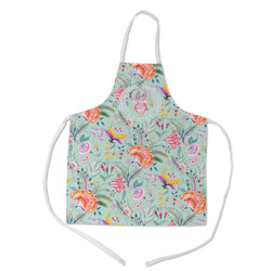 Exquisite Chintz Kid's Apron w/ Name and Initial