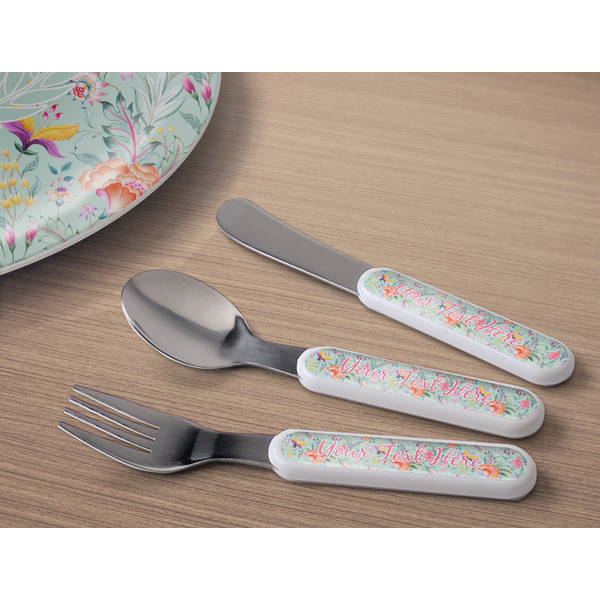Exquisite Chintz Kids Flatware w/ Plate