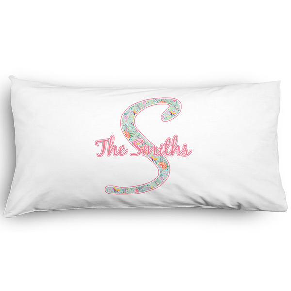 Custom Exquisite Chintz Pillow Case - King - Graphic (Personalized)