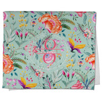 Exquisite Chintz Kitchen Towel - Poly Cotton w/ Name and Initial