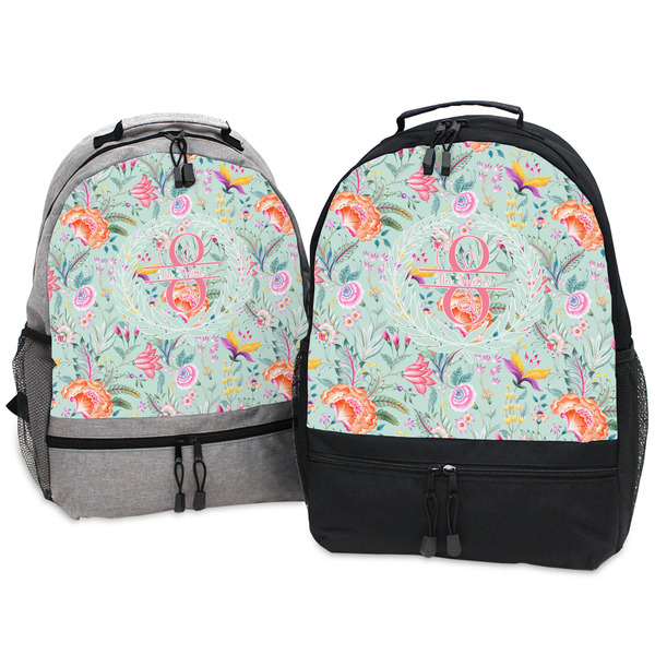 Exquisite Chintz Large Backpacks - Both