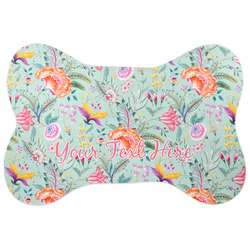 Exquisite Chintz Bone Shaped Dog Food Mat (Personalized)