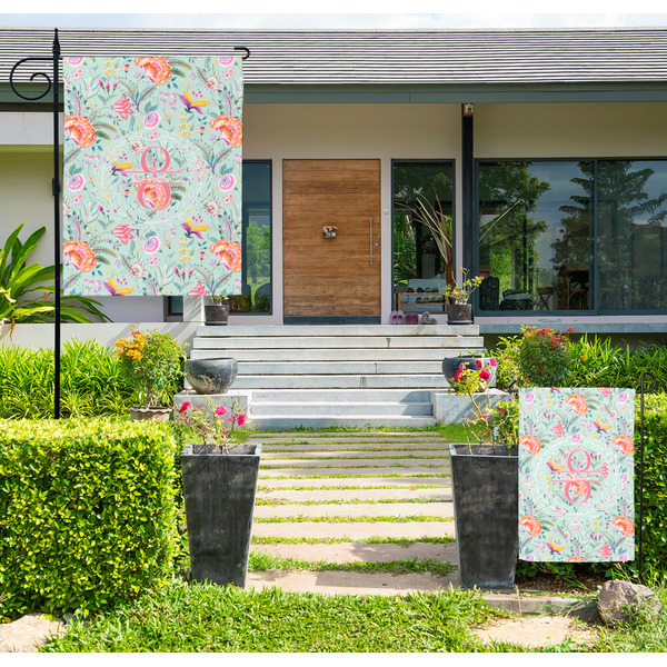 Exquisite Chintz Large Garden Flag - LIFESTYLE