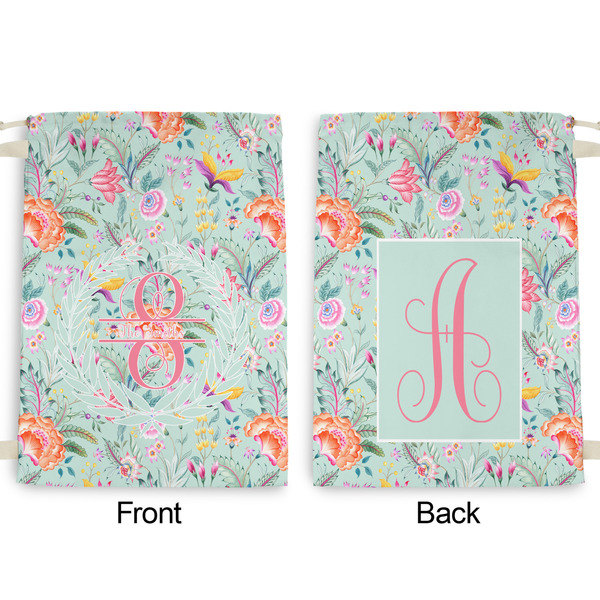 Exquisite Chintz Large Laundry Bag - Front & Back View