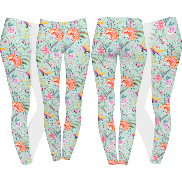 Exquisite Chintz Leggings Turn Around - Apvl