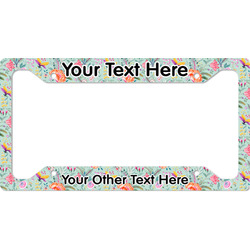 Exquisite Chintz License Plate Frame (Personalized)