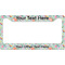 Exquisite Chintz License Plate Frame Wide