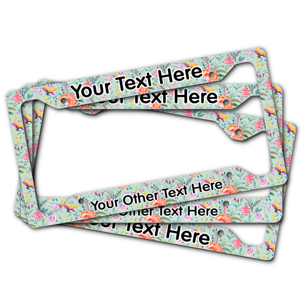 Exquisite Chintz License Plate Frames - (PARENT MAIN)