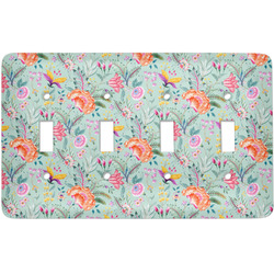Exquisite Chintz Light Switch Cover (4 Toggle Plate)