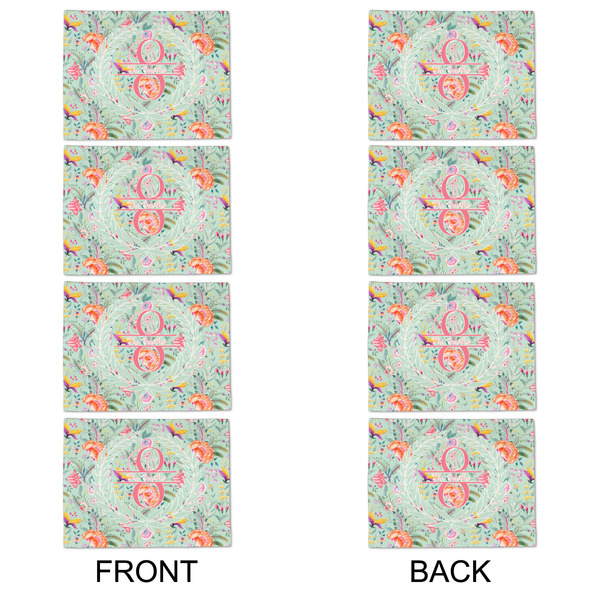 Exquisite Chintz Linen Placemat - APPROVAL Set of 4 (double sided)