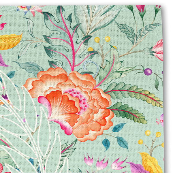 Exquisite Chintz Linen Placemat - DETAIL