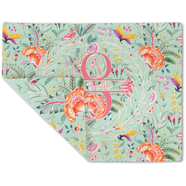 Exquisite Chintz Linen Placemat - Folded Corner (double side)