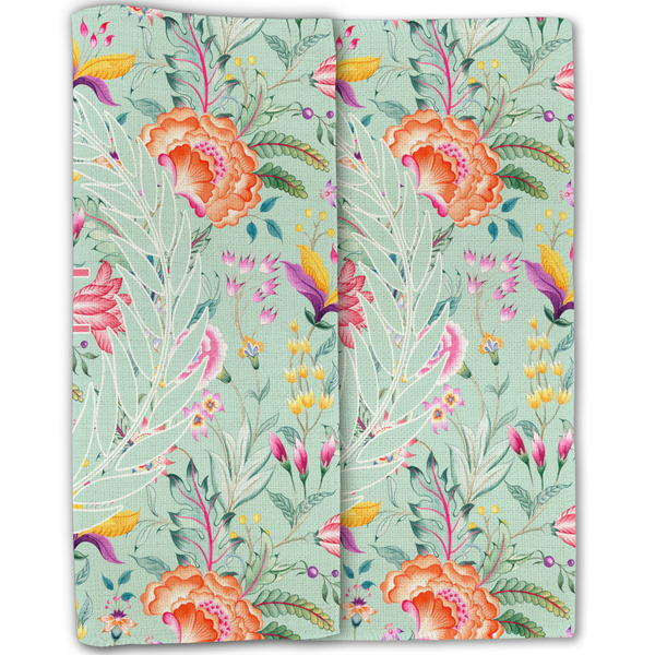 Exquisite Chintz Linen Placemat - Folded Half (double sided)