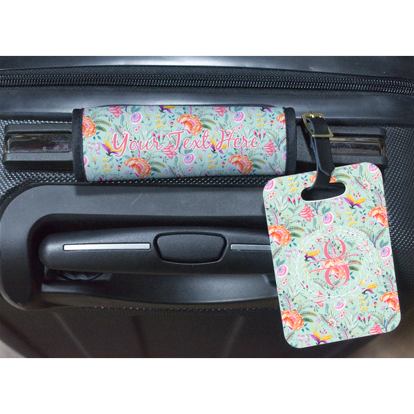 Exquisite Chintz Luggage Wrap & Tag