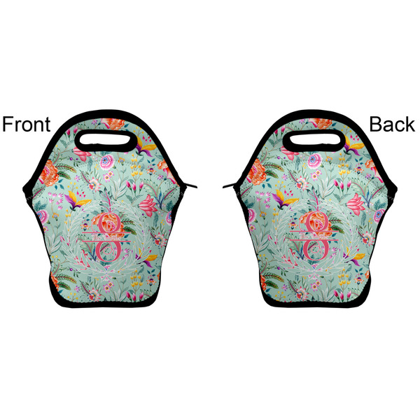Exquisite Chintz Lunch Bag - Front and Back