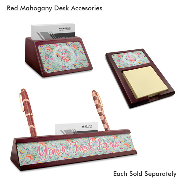 Exquisite Chintz Mahogany Desk Accessories