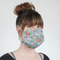 Exquisite Chintz Mask - Quarter View on Girl