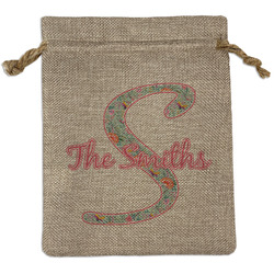 Exquisite Chintz Burlap Gift Bag (Personalized)
