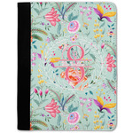 Exquisite Chintz Notebook Padfolio w/ Name and Initial