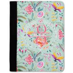 Exquisite Chintz Notebook Padfolio w/ Name and Initial