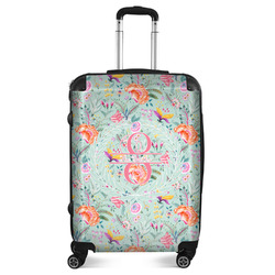 Exquisite Chintz Suitcase - 24" Medium - Checked (Personalized)