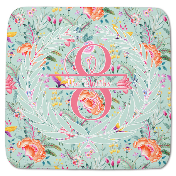 Custom Exquisite Chintz Memory Foam Bath Mat - 48"x48" (Personalized)