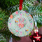 Exquisite Chintz Metal Ball Ornament - Lifestyle