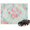 Exquisite Chintz Dog Blanket - Large (Personalized)