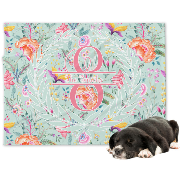 Custom Exquisite Chintz Dog Blanket - Regular (Personalized)